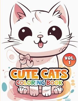 bokomslag Cute Cats Coloring Book