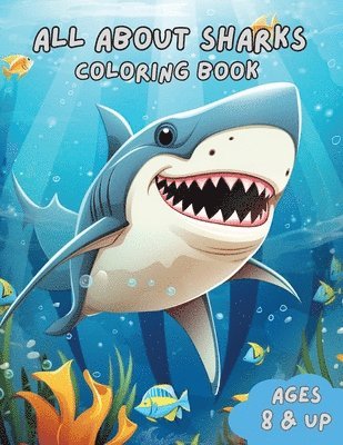 All About Sharks Coloring Book 1