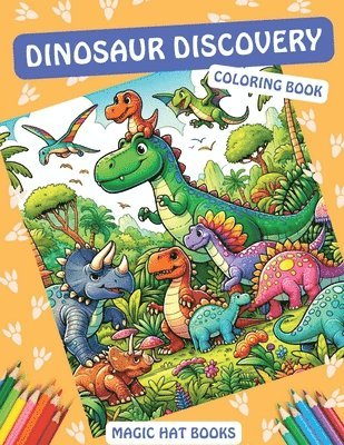 bokomslag Dinosaur Discovery Coloring Book