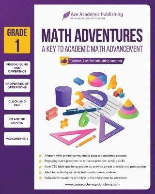 bokomslag Math Adventures - Grade 1