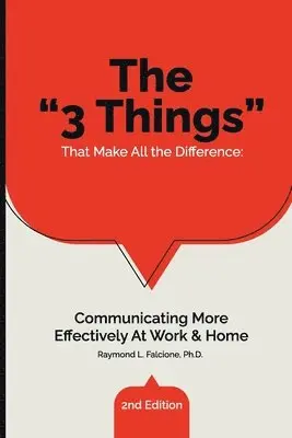 Raymond L Falcione - "3 Things" That Make All the Difference, Häftad. Tillgänglighet: Lägg i varukorg