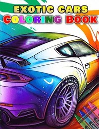 bokomslag Exotic Car Coloring Book