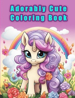 bokomslag Adorably Cute Coloring Book