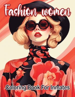 bokomslag Fashion woman coloring book for inmates