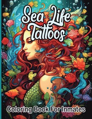 bokomslag Sea Life Tattoos coloring book for inmates