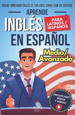 bokomslag Aprende Ingls En Espaol - Nivel Medio Avanzado 1 - Vocabulario Y Expresiones Avanzadas del Ingls