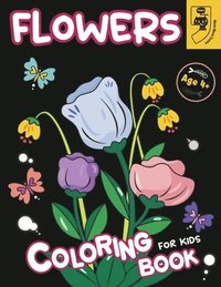 bokomslag Flower Coloring Book for Kids