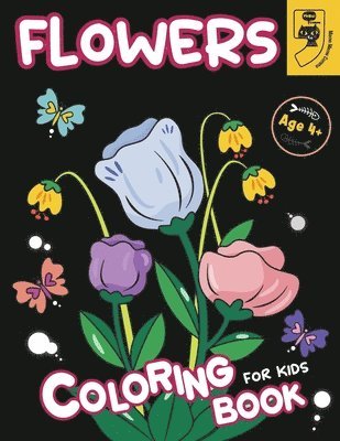 bokomslag Flower Coloring Book for Kids