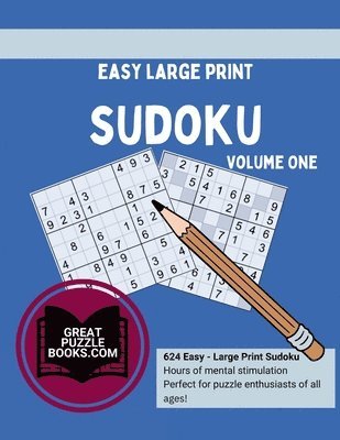 Easy Large Print Sudoku Volume One 1