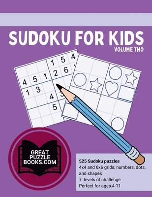 Sudoku for Kids Volume Two, Häftad