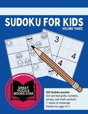 bokomslag Sudoku for Kids Volume Three