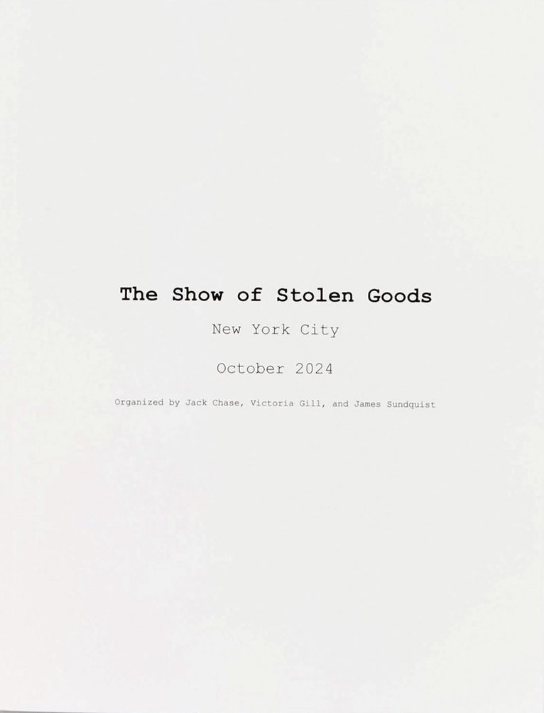 Show of Stolen Goods
