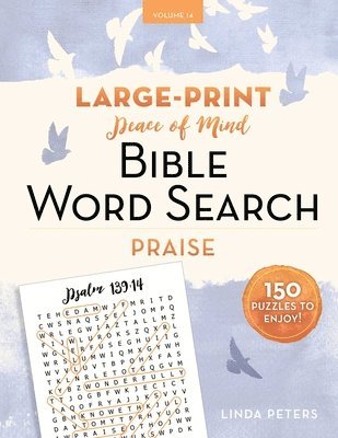 Linda Peters - Peace of Mind Bible Word Search: Praise, Häftad