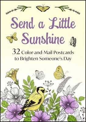 Send a Little Sunshine: 24 Color-And-Mail Postcards to Brighten Someone's Day