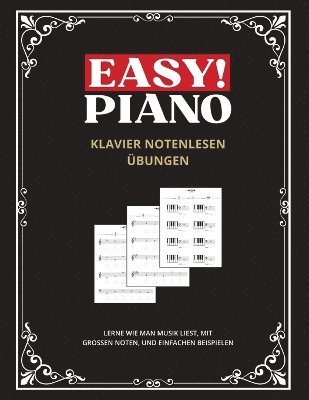 bokomslag Easy! Piano Klavier Notenlesen Übungen für Beginner