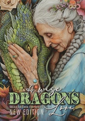 Monsoon Publishing - wise Dragon´s Love Coloring Book for Adults New Edition, Häftad