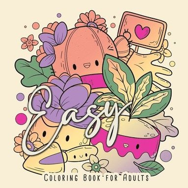 bokomslag Easy Coloring Book for Adults