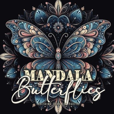 Monsoon Publishing - Mandala Butterflies Coloring Book for Adults, Häftad