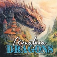 bokomslag Mountain Dragons Coloring Book for Adults Double-Sided