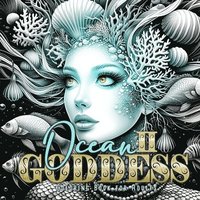 bokomslag Ocean Goddess Coloring Book for Adults 2