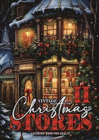bokomslag Vintage Christmas Stores Coloring Book for Adults 2