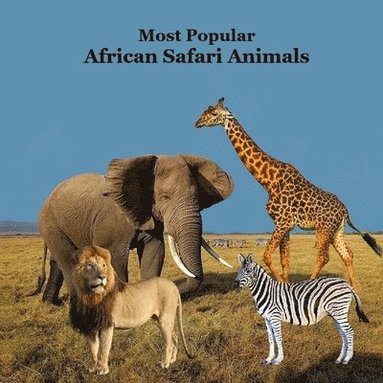 bokomslag Most Popular African Safari Animals Kids Book