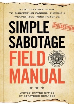 bokomslag Simple Sabotage Field Manual