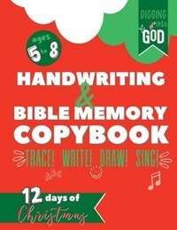 bokomslag Christmas Handwriting & Bible Memory Copybook For Kids Ages 5-8