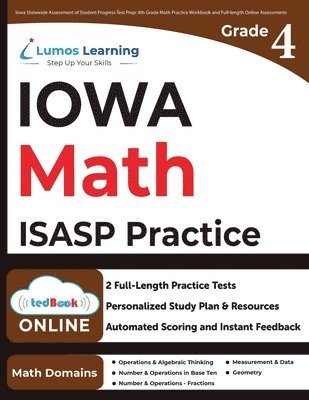 bokomslag 4th Grade Math Practice Workbook and Full-length Online Assessments