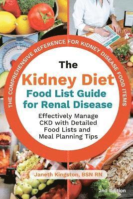 bokomslag The Kidney Diet Food List Guide for Renal Disease