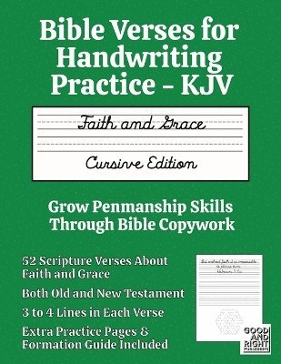 bokomslag Bible Verses for Handwriting Practice - KJV