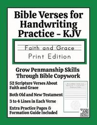 bokomslag Bible Verses for Handwriting Practice - KJV