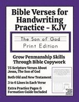 bokomslag Bible Verses for Handwriting Practice - KJV