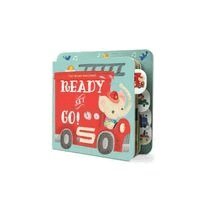Little Genius Books - Sound Pull Tab - Ready, Set, Go, Kartonnage