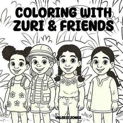 Coloring with Zuri & Friends