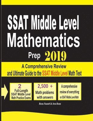 bokomslag SSAT Middle Level Mathematics Prep 2019