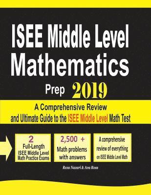 bokomslag ISEE Middle Level Mathematics Prep 2019