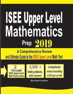 bokomslag ISEE Upper Level Mathematics Prep 2019