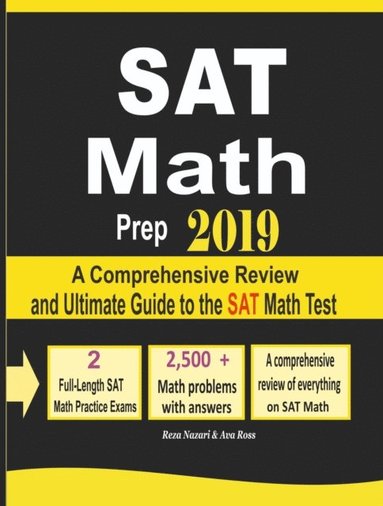 bokomslag SAT Math Prep 2019: A Comprehensive Review and Ultimate Guide to the SAT Math Test