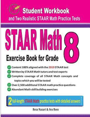 bokomslag STAAR Math Exercise Book for Grade 8
