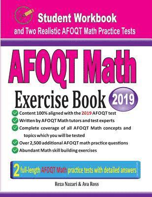 AFOQT Math Exercise Book: Student Workbook and Two Realistic AFOQT Math Tests 1