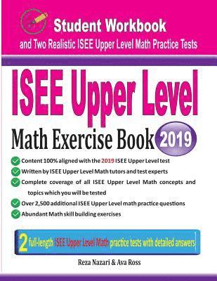 bokomslag ISEE Upper Level Math Exercise Book