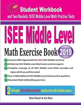bokomslag ISEE Middle Level Math Exercise Book