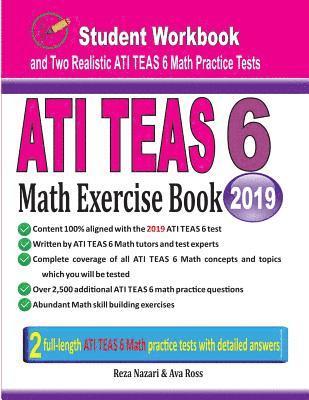bokomslag ATI TEAS 6 Math Exercise Book: Student Workbook and Two Realistic ATI TEAS 6 Math Tests