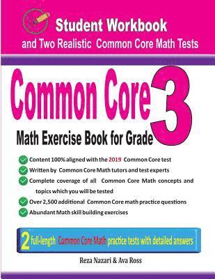 bokomslag Common Core Math Exercise Book for Grade 3: Student Workbook and Two Realistic Common Core Math Tests