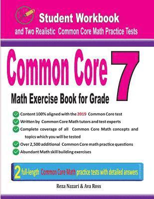 bokomslag Common Core Math Exercise Book for Grade 7: Student Workbook and Two Realistic Common Core Math Tests
