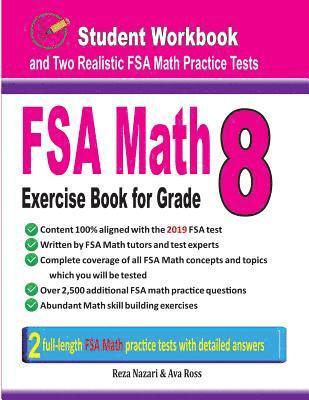 bokomslag FSA Math Exercise Book for Grade 8