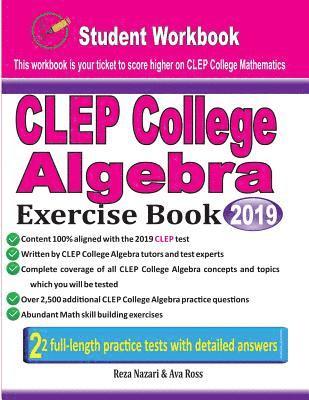 bokomslag CLEP College Algebra Exercise Book