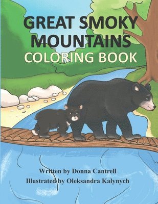 bokomslag Great Smoky Mountains Coloring Book