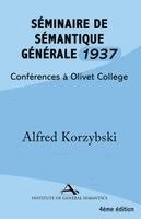 Alfred Korzybski - Séminaire de Sémantique Générale 1937, Häftad